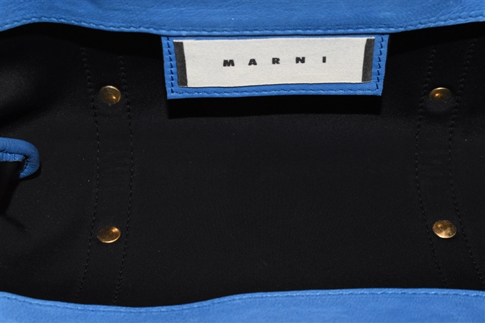 Ocean Blue Marni Clutch, size M
