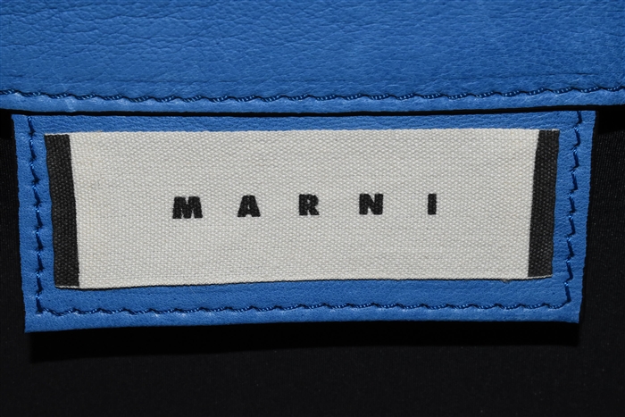 Ocean Blue Marni Clutch, size M