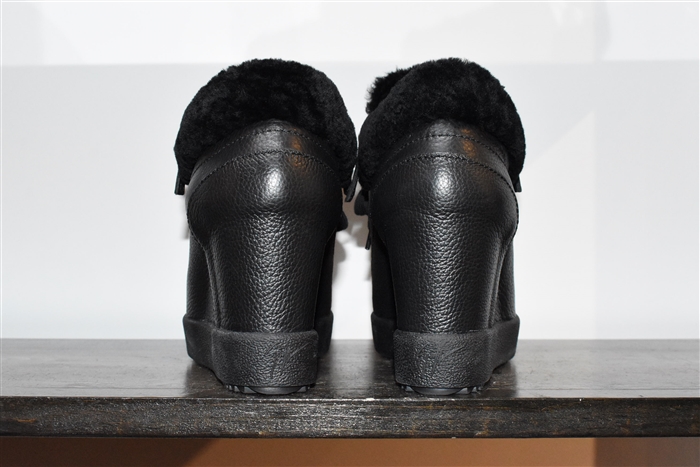 Black Leather Giuseppe Zanotti Booties, size 10.5