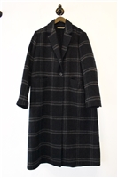 Navy Check Vince Coat, size M
