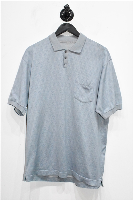 Light Slate Ermenegildo Zegna Polo, size L