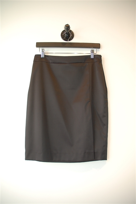 Satin Black Versace Jeans Couture Skirt Suit, size 8