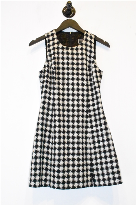 Houndstooth Versace Jeans Couture Dress Suit, size S