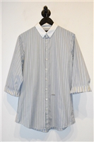 Blue Stripe DSquared2 Short-Sleeved Shirt, size L