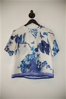 Floral Etro Short-Sleeved Top, size 4