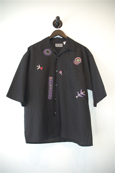 Black Paul Smith Short-Sleeved Shirt, size M