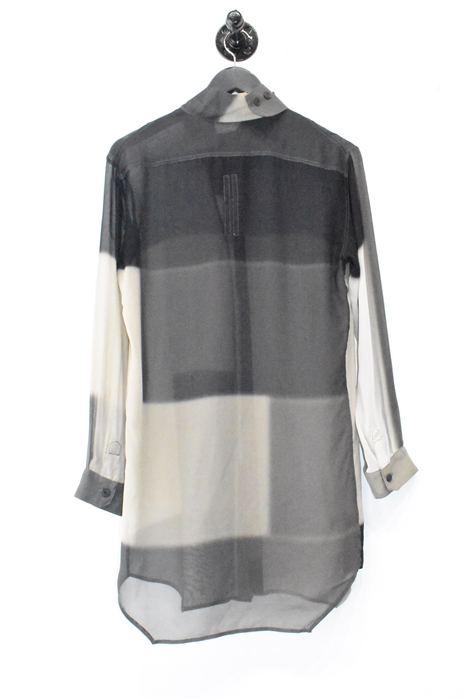 Colour Blocked Rick Owens Silk Shirt, size S