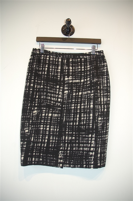 Black & White Michael Kors Collection Pencil Skirt, size 10