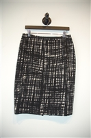Black & White Michael Kors Collection Pencil Skirt, size 10