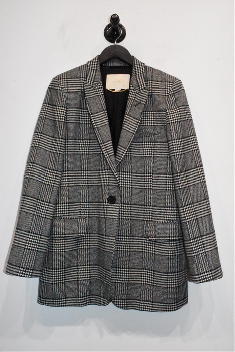 Glen Plaid Seventy Blazer, size 8