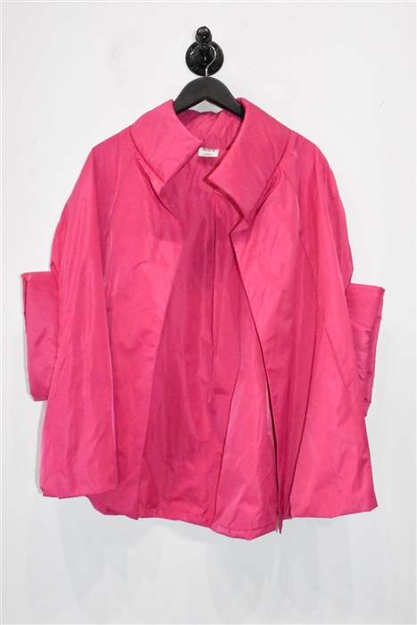 Candy Pink Planet Cape Jacket, size O/S