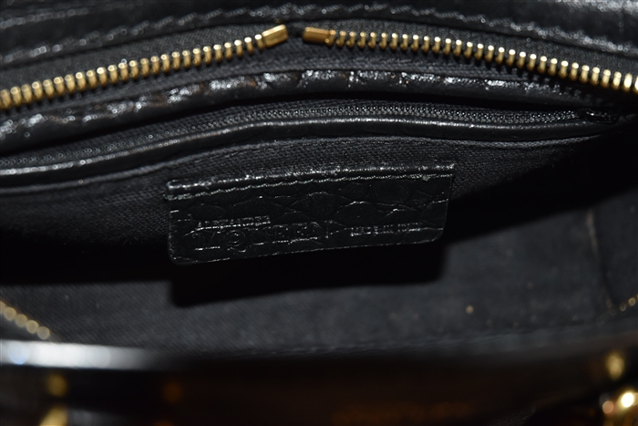 Black Leather Alexander McQueen Cross-Body, size S