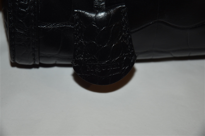 Black Leather Alexander McQueen Cross-Body, size S