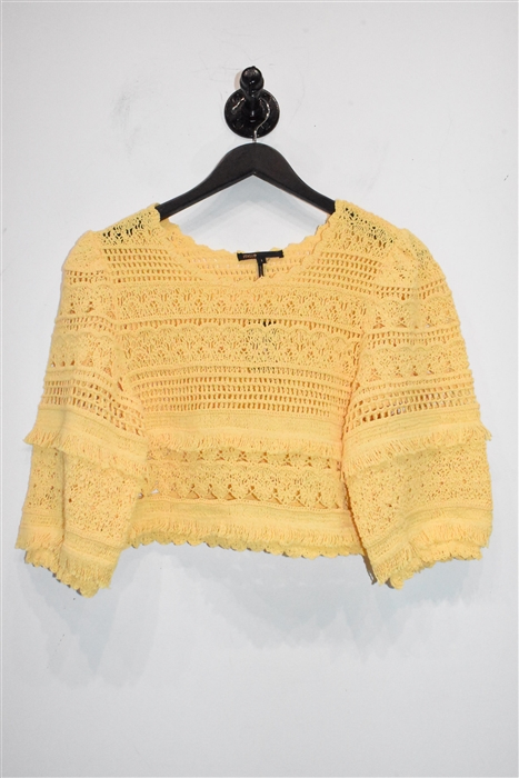 Soft Yellow Maje Pullover, size S