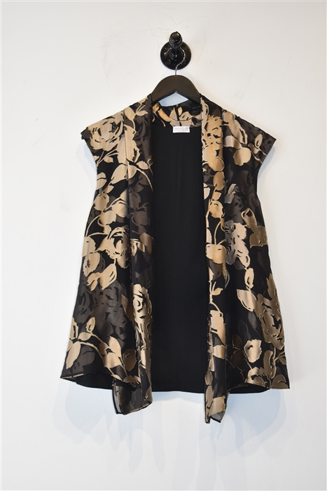 Black & Gold Brunello Cucinelli Vest, size M