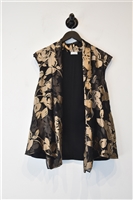 Black & Gold Brunello Cucinelli Vest, size M