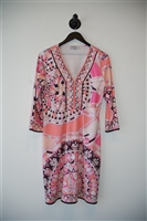 Geometric Emilio Pucci Jersey Dress, size 6