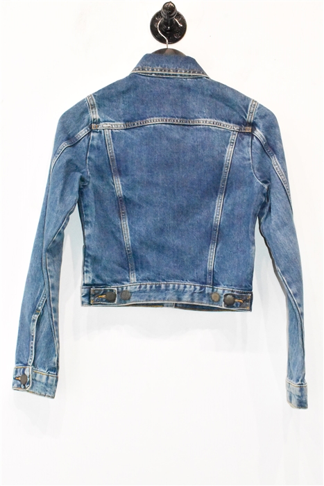 Denim Blue Maje Denim Jacket, size 4