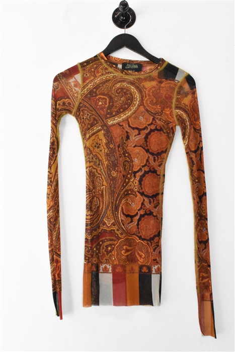 Paisley Jean Paul Gaultier - Maille Pullover, size M