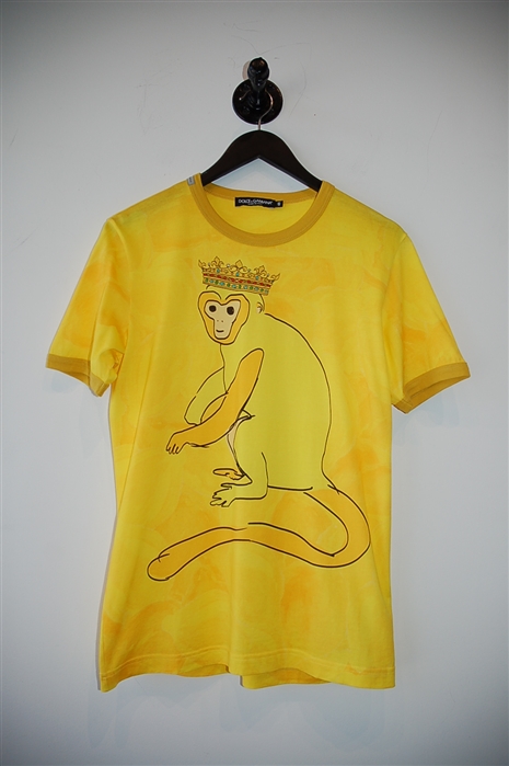 Bright Yellow Dolce & Gabbana T-Shirt, size M