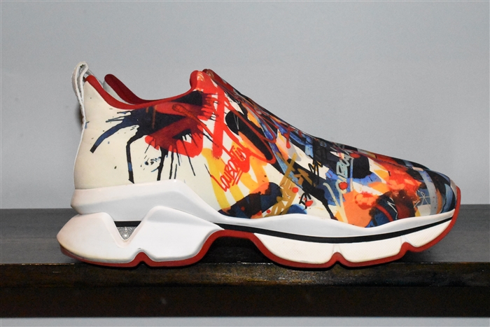 Graffiti Christian Louboutin Sneaker, size 11