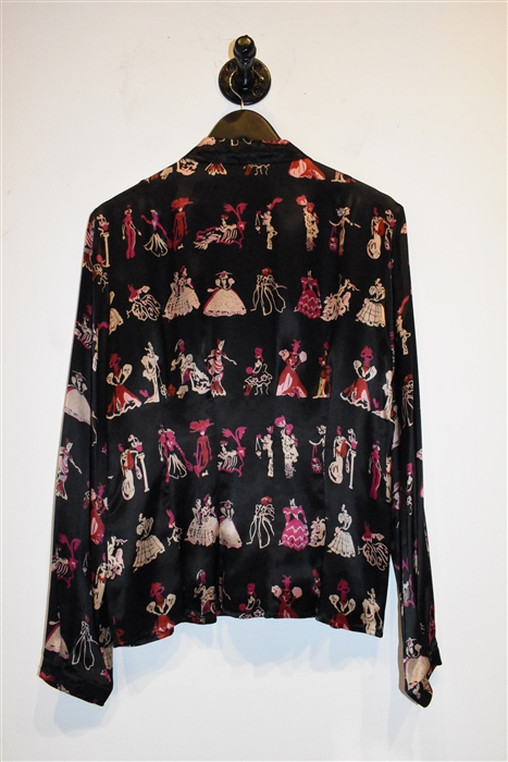 Print Anna Sui Shirt, size 8