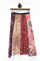 Patchwork Johnny Was A-Line Skirt, size XS