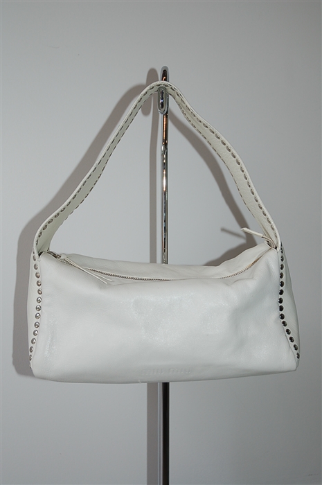 Creamy White Miu Miu Hobo, size M