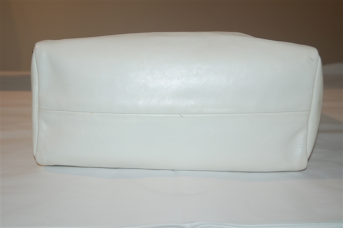 Creamy White Miu Miu Hobo, size M