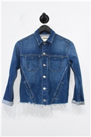Denim Blue L'Agence Denim Jacket, size S