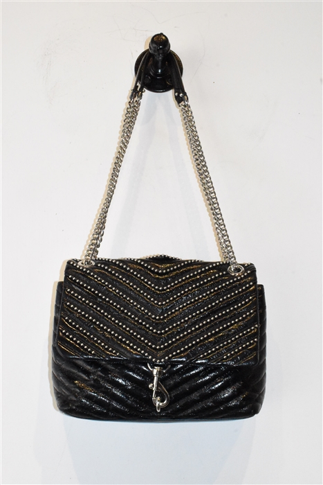 Black Patent Rebecca Minkoff Shoulder Bag, size M