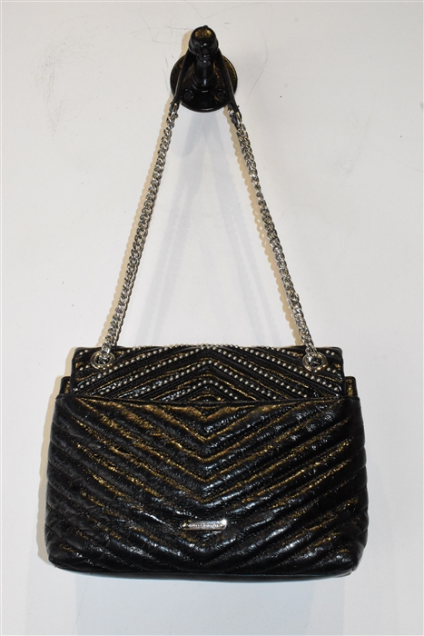 Black Patent Rebecca Minkoff Shoulder Bag, size M