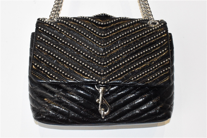 Black Patent Rebecca Minkoff Shoulder Bag, size M