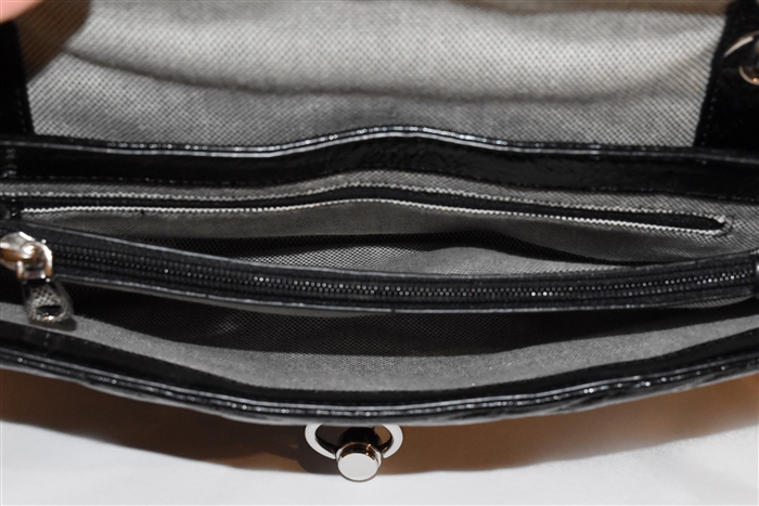 Black Patent Rebecca Minkoff Shoulder Bag, size M