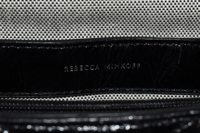 Black Patent Rebecca Minkoff Shoulder Bag, size M
