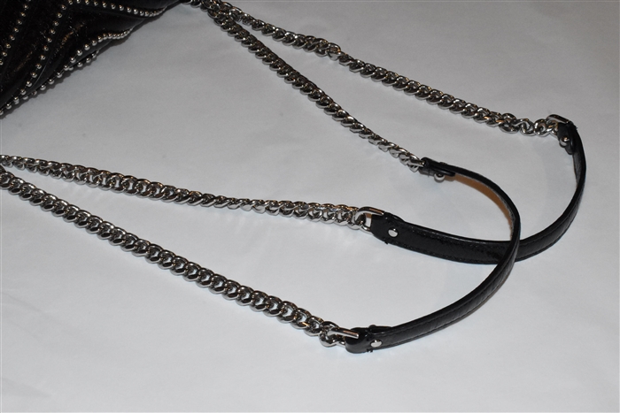 Black Patent Rebecca Minkoff Shoulder Bag, size M