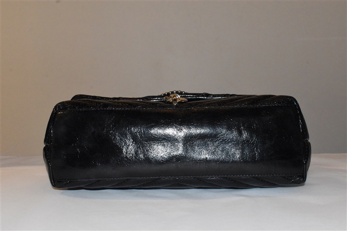 Black Patent Rebecca Minkoff Shoulder Bag, size M