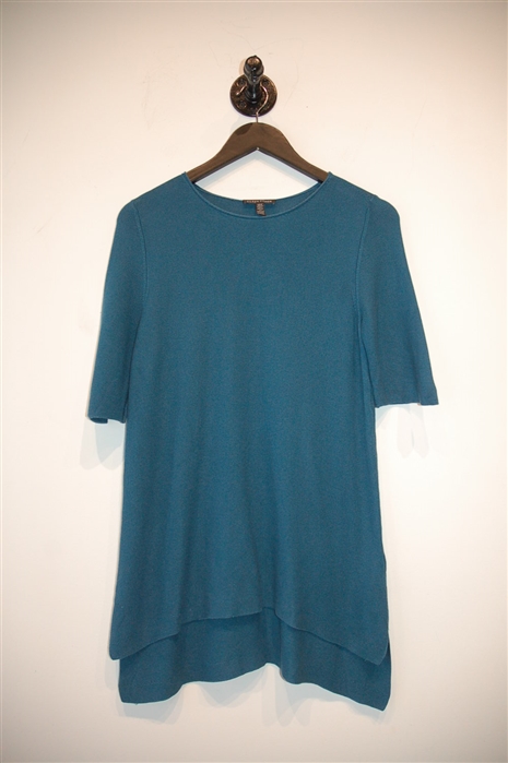 Teal Eileen Fisher Tunic, size XS