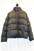 Monogram Balenciaga Puffer Jacket, size S