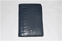 Navy Mont Blanc Wallet, size O/S