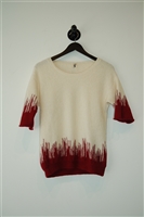 Cream Iro Short-Sleeved Top, size S