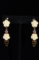 Gold Nina Ricci - Vintage Earrings, size O/S