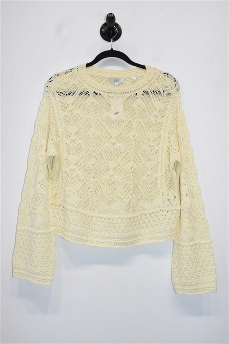 Pastel Yellow Vince Pullover, size M