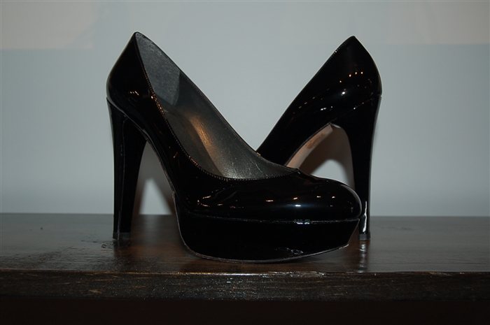 Black Patent Stuart Weitzman Pumps, size 8