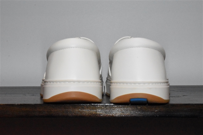 White Leather Bottega Veneta Slip-On Sneaker, size 7