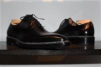 Black Leather Paolo Scafora Oxford, size 9.5