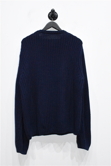 Navy Gucci Pullover, size M