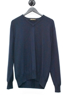 Navy Loro Piana Cashmere Sweater, size L