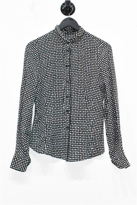 Polka Dot Emporio Armani Silk Shirt, size 4