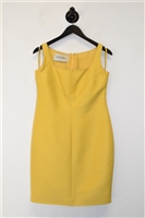 Sunshine Yellow Valentino Sheath Dress, size 6